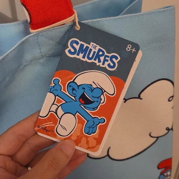Smurfs Loungefly Tote - Picture 3 of 5